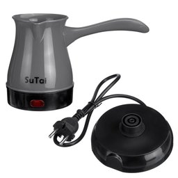 Cafeteira Eletrica 600w Maquina de Cafe Expresso Europeu Turco Aquecedor de Agua Cinza - 1