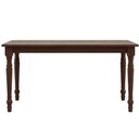 Ver imagem 2 de Mesa de Jantar 6 Lugares 160cm Madeira Maciça Pés Torneados Lazuli F06 Café - Lyam Decor
