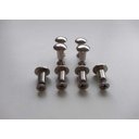 Ver imagem 1 de Kit com 8 Parafusos e Rebites para Assentos Sanitário