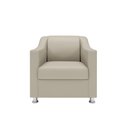 Ver imagem 5 de Kit Sofá 2 Lugares Namoradeira com 2 Poltronas de Barbearia Bege