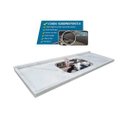 Ver imagem 3 de Pia de Cozinha Mármore Branco 150cm Sobreposta Cuba Inox: Branco