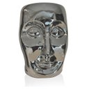 Ver imagem 1 de Garden Seat "face" em Porcelana com Pintura Prateada em Acabamento Brilhante