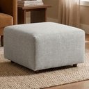 Ver imagem 2 de Puff Modular Block 74x74 cm Pes Madeira Linho Tcs 701 Moll