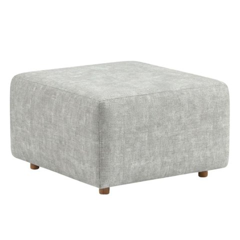 Puff Modular Block 74x74 cm Pes Madeira Linho Tcs 701 Moll
