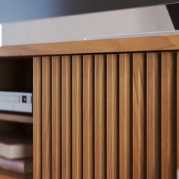Rack Bancada Veneza Freijó/off White Matte para Tv até 75” - Colibri - 4