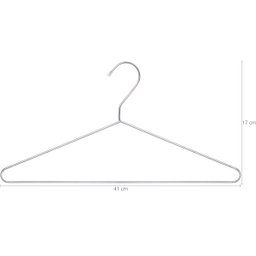 1 cabide de roupa cromado Cabides para Guarda-Roupas e Closets - 3