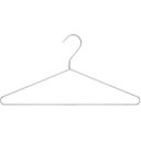 Ver imagem 1 de 1 cabide de roupa cromado Cabides para Guarda-Roupas e Closets