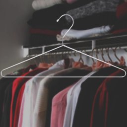 1 cabide de roupa cromado Cabides para Guarda-Roupas e Closets - 2