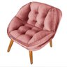 Poltrona Decorativa Verona Veludo Pé Palito Rose Gold - 1
