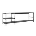 Ver imagem 1 de Rack Estante Industrial Brooklin 160 TV 60 Polegadas Preto