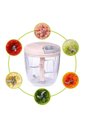 Ver imagem 1 de Mini Triturador Manual 900ml com 5 Lâminas - Prático e Compacto