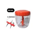 Ver imagem 5 de Mini Triturador Manual 900ml com 5 Lâminas - Prático e Compacto