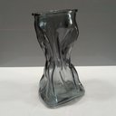 Ver imagem 2 de Vaso Decorativo de Vidro Fumê 21x9x13cm Enfeite Sala Mesa Estante Aparador