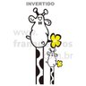 Adesivo de Geladeira Girafa Girafinha-Pequeno 25x50cm - 3
