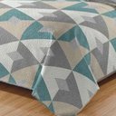 Ver imagem 3 de Kit Cobre Leito Colcha Daily Casal 3 Peças Dupla Face Estampado - Modelo 63 - 100% Poliéster