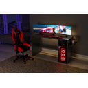 Ver imagem 2 de Mesa Escrivaninha Creta para Computador Gamer com Led Mavaular Preto