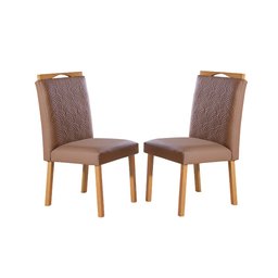 Cadeiras para Mesa de Jantar Estofada - Ravena - Art Salas - 1