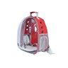 Mochila Bolsa Santino PET JOY Com Visor Poliéster Cachorro gato Original Viagem SAT3U Vermelho - 8