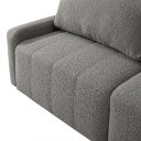 Ver imagem 7 de Sofá Cama Dublin, 2,10m Retrátil e Reclinável, Tecido Bouclé, Cinza Molas Ensacadas.