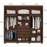 Conjunto Quarto de Casal Guarda-Roupa 6 Portas Belém e Penteadeira Camarim Beauty Espresso Móveis - 11