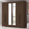 Conjunto Quarto de Casal Guarda-Roupa 6 Portas Belém e Penteadeira Camarim Beauty Espresso Móveis - 8