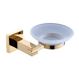 Kit Acessórios de Banheiro Lavabo 6 Peças Dourado Luxo Ikab02 - 3