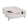 Cama Box Casal: Colchão Molas Castor Pocket Kingdom Aloe Verabase Courano White(138x188) - 1