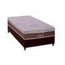 Cama Box Solteiro: Colchão Molas Ensacadas Probel Masterpocket Maxifoam + Base Brown(88x188) - 1