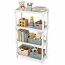 Ver imagem 1 de Estante 4 Andares Organizadora Brinquedos Livros Quarto Infantil Escola Brinquedoteca