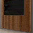 Ver imagem 7 de Painel para Tv 75 Polegadas Ripado 223x240cm Pratisk D04 Freijó - Mpozenato
