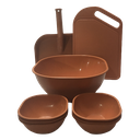 Ver imagem 1 de Kit de Utensílios de Cozinha Laranja Coordenado