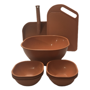 Kit de Utensílios de Cozinha Laranja Coordenado