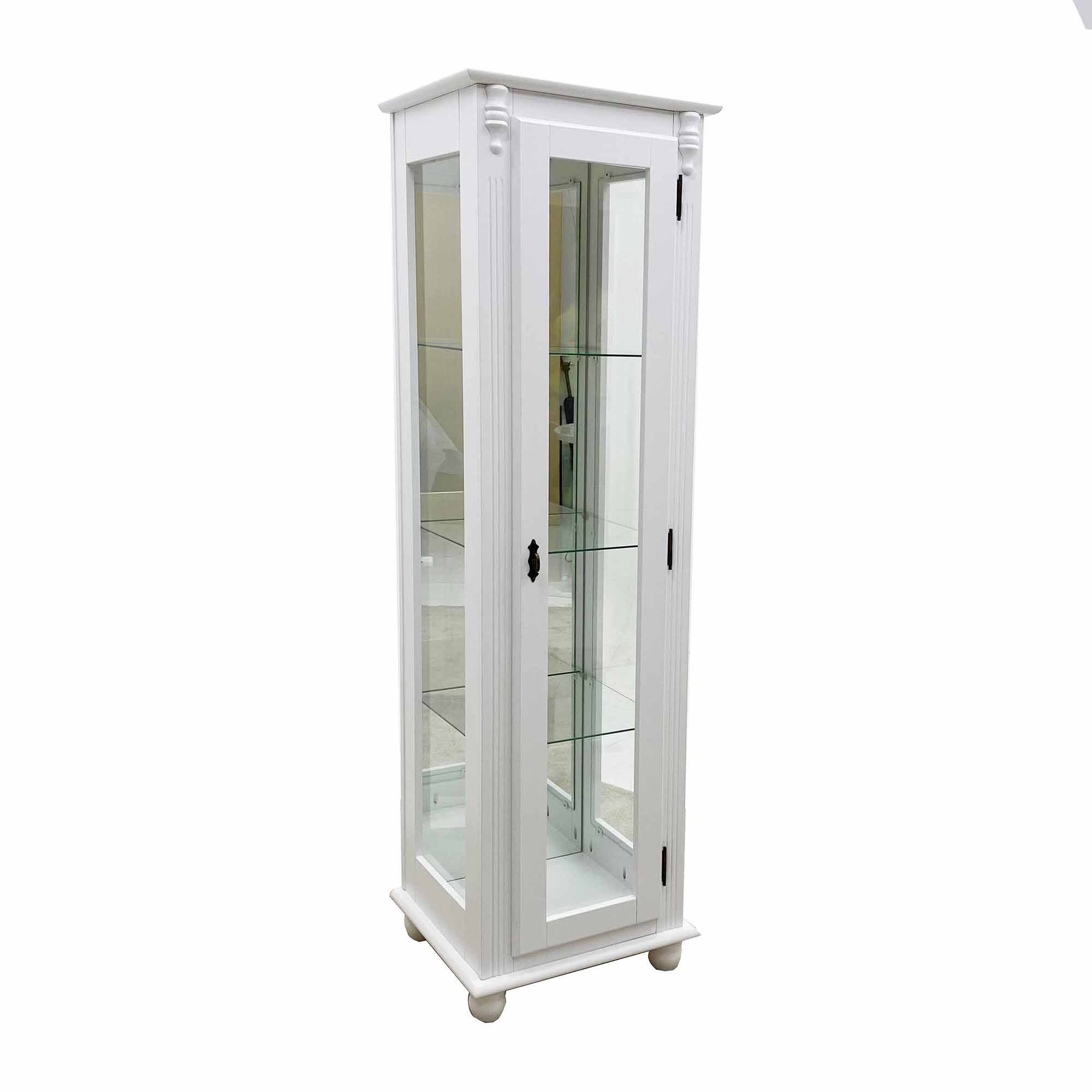 Cristaleira Alta 1 Porta Branco - 50350-3promo
