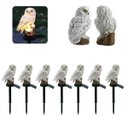 Ver imagem 2 de Coruja Lumianaria Solar Decoraçao Casa Quintal Jardim Kit 7 Uni Multiuso Resistente Aves Iluminacao