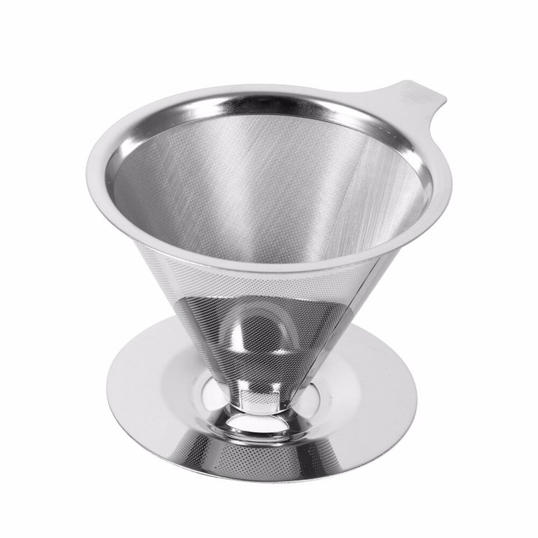 Filtro de Café Reutilizável Sweet Treats, com Suporte, Malha para Filtro de Café Filtro de Café Reutilizável Sweet Treats, com Suporte, Malha para Filtro de Café
