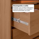 Ver imagem 6 de Guarda-Roupa Casal Modulado Andorra 7 Portas 6 Gavetas Freijó/Branco - Pnr Móveis