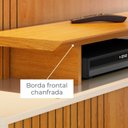 Ver imagem 6 de Rack Painel de Tv Frisado com Prateleira Ares 160cm Eras 654 Madetec