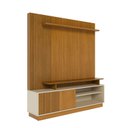 Ver imagem 4 de Rack Painel de Tv Frisado com Prateleira Ares 160cm Eras 654 Madetec