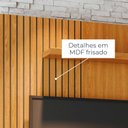 Ver imagem 7 de Rack Painel de Tv Frisado com Prateleira Ares 160cm Eras 654 Madetec