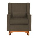 Ver imagem 4 de Poltrona Aurora com Pés em Balanço Linho Conforto, Elegância e Estilo para Sala e Amamentação
