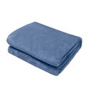 Ver imagem 4 de Manta Microfibra Lisa Casal Soft Macia Azul Marinho