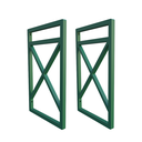 Ver imagem 1 de Suporte Nicho Prateleira Estilo Industrial Parede:Verde