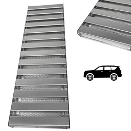 Ralo Linear 15x50 Inox 304 Reforçado Tela Garagem Veículos Passeio - 1