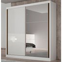 Ver imagem 1 de Guarda Roupa Istambul 2 Portas 3 Gavetas Com Espelho Clic Móveis