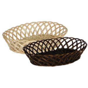 Cesta Oval em Vime 38x30x8cm - Mundiart