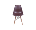 Ver imagem 2 de Kit 10 Cadeiras Charles Eames Eiffel Marron Base Madeira Sala Cozinha Jantar - Bering