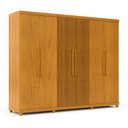 Ver imagem 3 de Guarda Roupa Casal 6 Portas Absolut Naturale Naturale Ripado - Gelius
