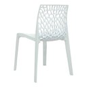 Ver imagem 5 de Cadeira Sala de Jantar Kit 3 Gruvyer Branco R02 - D'rossi