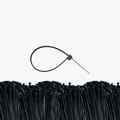 Kit 500 Abraçadeira Nylon Preta Stein 150 X 3,6mm
