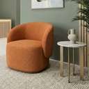 Ver imagem 2 de Kit 3 Poltronas Decorativa Premium Orgânica para Recepção e Clinicas em Bouclê Italiano